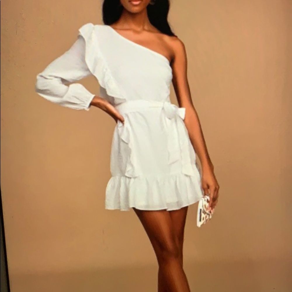 Sheik one shoulder dress